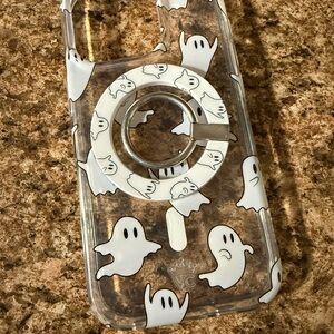Velvet Caviar Clear Ghost Phone Case with Ring Holder
